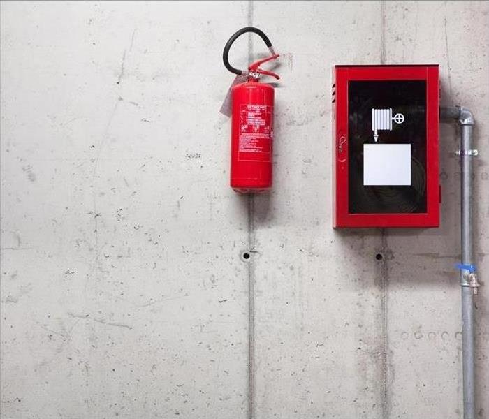 Image of a fire extinguisher.